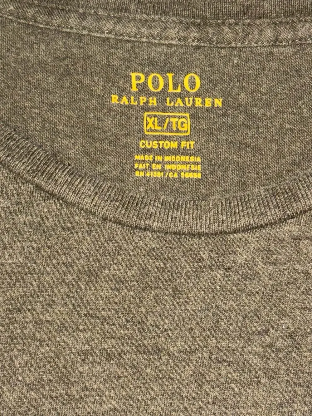 Polo Ralph Lauren Men's Custom Fit Long Sleeve Jersey  Olive Green Size XL